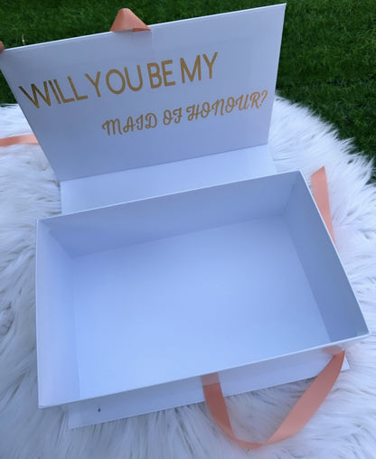 Personalised empty Gift Boxes