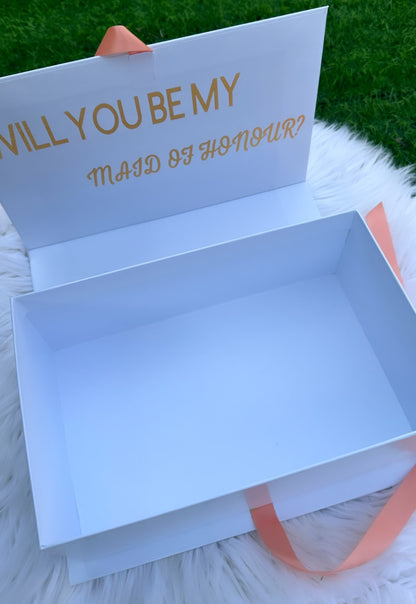 Personalised empty Gift Boxes