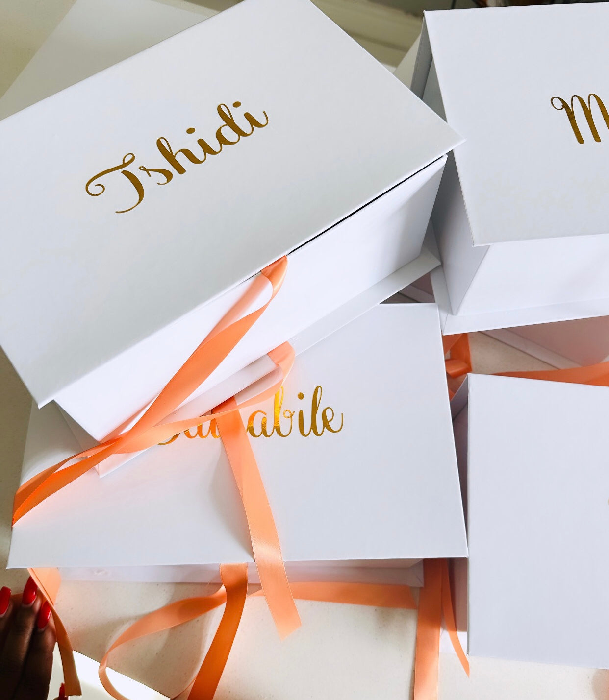 Personalised empty Gift Boxes