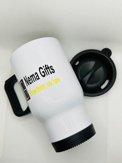 Personalised Double Wall Stainless Steel Travel Mug