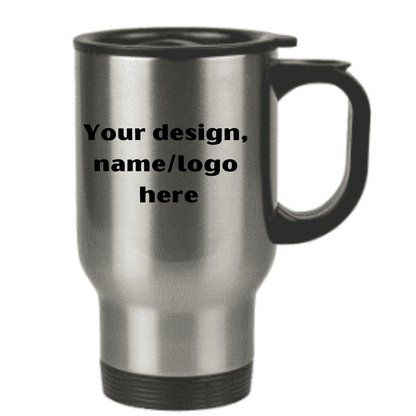 Personalised Double Wall Stainless Steel Travel Mug